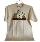 Y2K Magnolia T-Shirt Hand Painted New w/Tag Gildan Henn House Vtg Size Medium