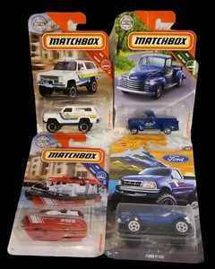 47 Chevy AD 3100 MatchBox 89 Police Chevy Ford F-150 MBX VTG Hot wheels Lot - Picture 1 of 7