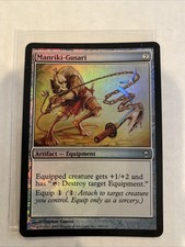 1X FOIL Manriki-Gusari MTG Magic SAVIORS OF KAMIGAWA 156/165 Lp