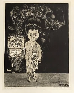 Alexander Dobkin - Boy From Salamanca.   Rare early print from 1952. - Picture 1 of 3