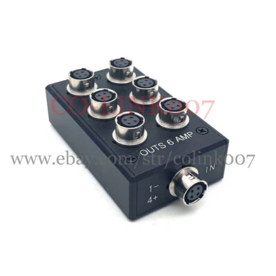 4 pin Hirose Splitter, HR10A-7P-4S(73) 4pin to 6 port 4pin Power Hub - Image 1 of 4