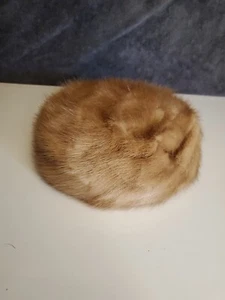 VTG 60's Mr. Sheldon MINK FUR PILL BOX HAT IMMACULATE MID CENTURY NOSTALGIA - Picture 1 of 8