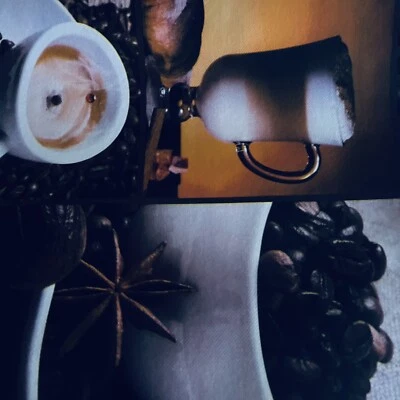 Tablecloth COFFEE BEAN CAFE 2m PIECES WIPEABLE VINYL OILCLOTH PVC WIPE CLEAN - Image 1 of 3