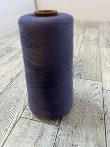 New Coats American 6000 Yards 70 Polyester Thread Cones - Deep Lilac - Picture 1 of 4