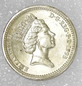 1993 Reino Unido 1 libra emblema de Gales Reino Unido, moneda británica como nueva - Imagen 1 de 2