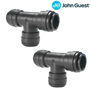 John Guest - Gleiches T-Shirt - 2 x Steckverbinder für 15 mm Nylonrohr - Bild 1 von 3