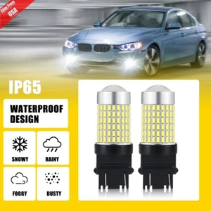 3157 3156 4057 144-LED Backup Reverse Light Bulbs DRL Foglight 6000K Xenon White - Picture 1 of 27
