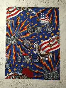 Alexander Henry BORN TO RIDE Motorcycles Choppers Flags Lightning 2002 HTF RARE - Picture 1 of 3