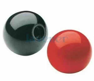 2 PIEZAS M6 M8 M10 M12 perillas de palanca de bolas de plástico negro sólido hembra para máquinas herramienta - Imagen 1 de 1
