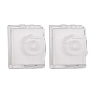2 PIEZAS CUBIERTA BOBINA DE PLACA DESLIZANTE DE PLÁSTICO APTA PARA JANOME MS2522 659 9500 9700 300e+ - Imagen 1 de 3
