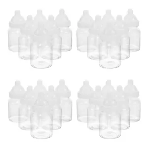 24pcs Baby Shower Candy Containers Small Baby Bottles Clear Candy Containers - Picture 1 of 12