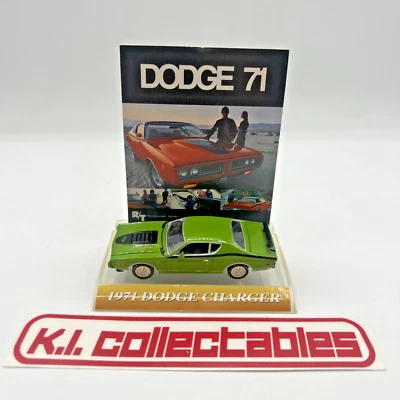 ERTL - American Muscle - 1971 DODGE CHARGER - 1/64 Scale, (Green) - Image 1 of 4