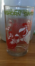 Vintage 1974 Warner Bros Juice Jelly Glass Foghorn Switches Henry's Egg Yosemite