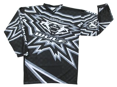 Erwachsene Rennshirt grau Motocross Trikot MX Quad Top Wulfsport XCEL Small
