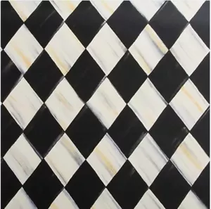 MacKenzie Childs Courtly Harlequin Wallpaper 5.2sq m Roll Wall Covering Unpasted - Picture 1 of 8