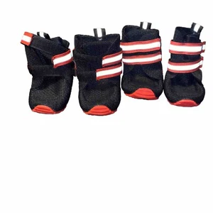 Anti-Slip Dog Shoes for Medium Dogs x4 Breathable Dog Booties for Dogs Paws 65 - Picture 1 of 8