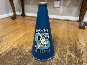 Vintage Shawnee High School Medford NJ Cheerleaders Megaphone Bullhorn 1970's - Picture 1 of 4