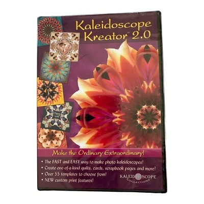 Kaleidoscope’s Kreator 2.0 Create Quilt Cards Scrapbooks Pages + CD Over 55 Temp - Image 1 of 2
