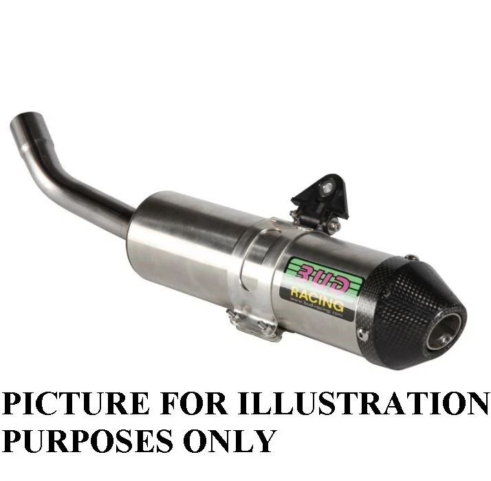 Bud Racing Stainless Steel Silencer Husqvarna CR125 cr 125 FITS 1999 TO 2004 — 第 1/1 张图片