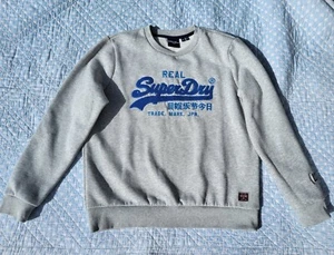 Superdry Sweatshirt Hoodie grau meliert Gr. M / 40 Top - Bild 1 von 4