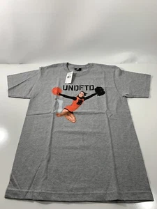 UNDEFEATED UNDFTD Grey Gray MENS T SHIRT Sz M Cheerleader Spirit Graphic Tee NWT - Picture 1 of 6