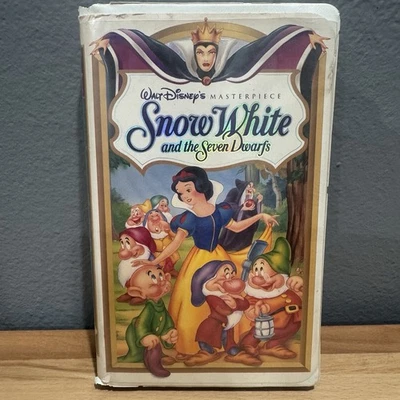 Snow White and the Seven Dwarfs (VHS, 1994) Walt Disney Masterpiece Collection - Image 1 of 4