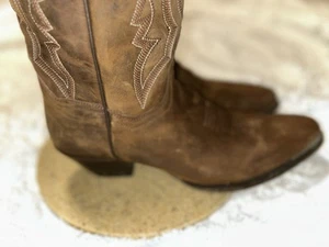 Dan Post Boots Handcrafted Cushion Comfort DP3325 Brown Bay Apache Men’s Sz 11M - Picture 1 of 19