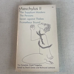 Aeschylus II EDITED BY DAVID GRENE AND RICHARD LATTIMORE Greek Tragedies - Imagen 1 de 5