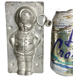 WALTER 8148 NIEULANT Pelkman SASSY BOY TODDLER GERMANY ANTIQUE CHOCOLATE MOLD - Bild 1 von 9