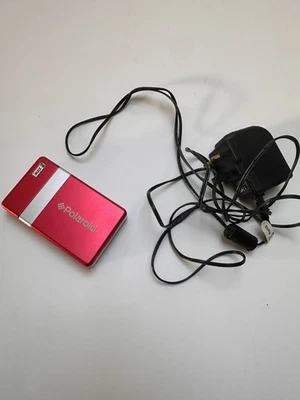 Polaroid PoGo Instant Mobile Printer Zink Zero Ink Tech + Power Supply - Red - Image 1 of 4