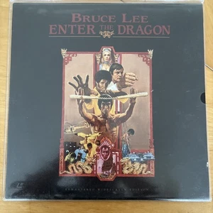 VINTAGE 1993 90s BRUCE LEE ENTER THE DRAGON REMASTERED WIDESCREEN LASERDISC NTSC - Picture 1 of 3