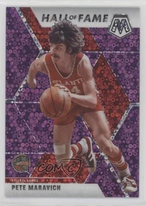 2019-20 Panini Mosaic Salón de la Fama púrpura Fast Break Prizm/50 Pete Maravich Salón de la Fama - Imagen 1 de 3