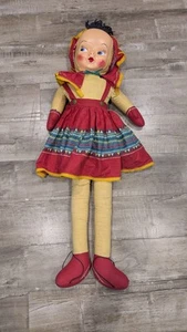 Bambola Polonia vintage composizione testa lunghezza 38" spedizione gratuita - Foto 1 di 11