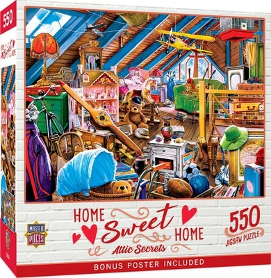 Masterpieces Attic Secrets Puzzle 18X24 Eco Friendly Matte Finish Random Cut - Image 1 of 4