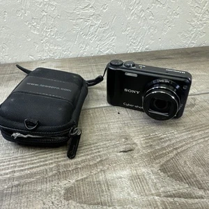 Sony Cyber-Shot DSC-H55 14.1MP 10x Optical Zoom Digital Camera Black -Tested - Picture 1 of 8