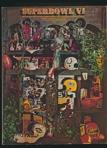 1972 SUPER BOWL VI (6) ORIGINAL PROGRAM COWBOYS VS. DOLPHINS NEW ORLEANS EX - Picture 1 of 2