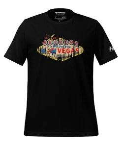 Fallout Welcome To New Vegas T-Shirt Tee 100% Cotton Black Official S M L 2 3 XL - Picture 1 of 1