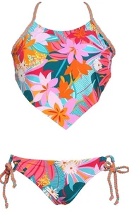 Hobie Girls' Tankini Top and Side Tie Hipster Bottom Swimsuit Set Size 16 NEW - Picture 1 of 7