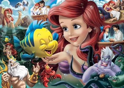 Ravensburger Disney Princess Ariel Jigsaw Puzzle 1000 Pieces - Image 1 of 2