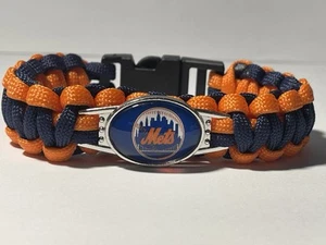 Bracciale New York Mets MLB Paracord NUOVO - Foto 1 di 2