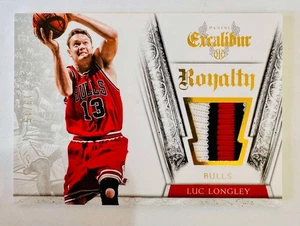 Luc Longley 2014-15 Panini Excalibur Royalty Gold Game Used Patch /25 - Picture 1 of 2