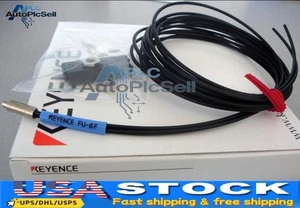 Keyence FU-6F Fiber Optic Sensor FU6F Fiber Amplifier Sensor Cable US Free TAX - Picture 1 of 1