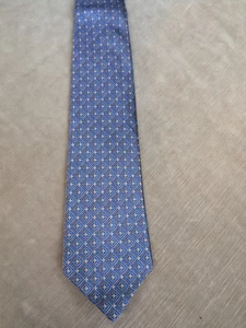 1 SULKA Silk Neckties Tie Made In France Geometric Beautiful Colors 58” - Picture 1 of 4