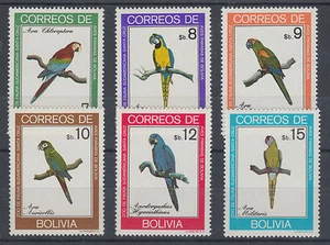 Bolivia Sc 662-667 MNH. 1981 Birds, 6 different from set, fresh, bright, VF. - Picture 1 of 1