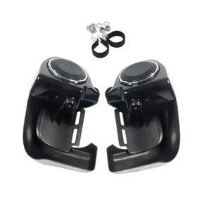 Lower Vented Leg Fairing + 6.5'' Speakers w/ Grills For 1994-2013 Harley Touring - Picture 1 of 7