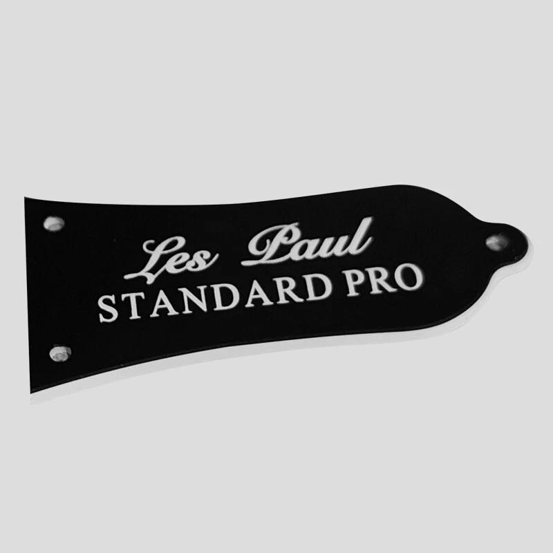 Se adapta a Epiphone LP 'Les Paul Standard Pro' TRUSS ROD PLACA DE CUBIERTA, 2 capas negro Foto 1 de 1