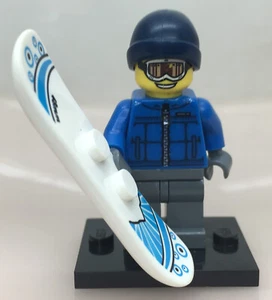 LEGO ® Minifigur Collectible Snowboarder mit / ohne Board - col05-1 col080 - Bild 1 von 16
