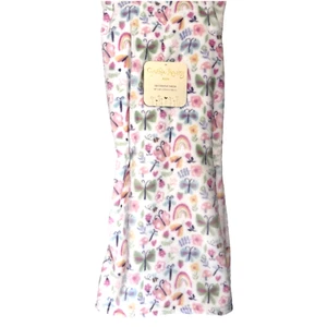 Cynthia Rowley Kids Butterfly Rainbow Throw Blanket 50x60 Floral Lady Bug Bees - Picture 1 of 5