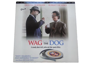 Wag the Dog US Laser Disc LD Film Video CD Laserdisk Dustin Hoffman Englisch - Afbeelding 1 van 3