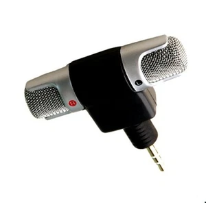 Elektret Kondensator Mikrofon Studio Pro Stereo Klinke 3.5mm 100Hz-15kHz. Smart - Bild 1 von 2